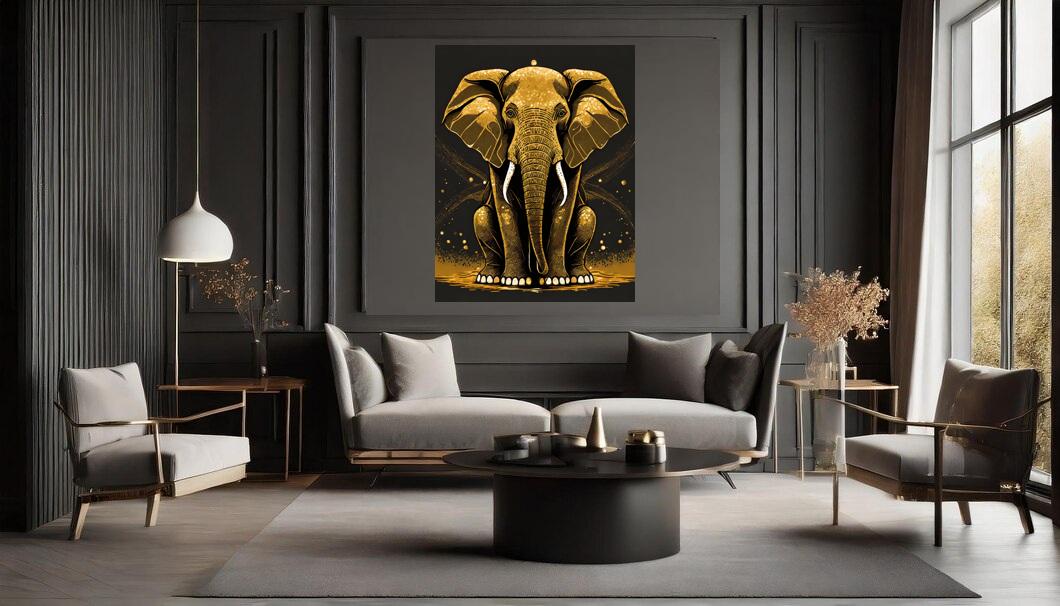 TABLEAU "L'éléphant d'Afrique"