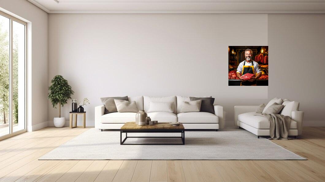TABLEAU "LE BOUCHER"