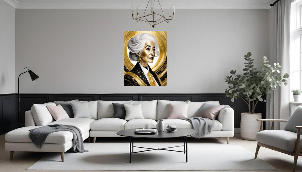 TABLEAU "Femme agée"