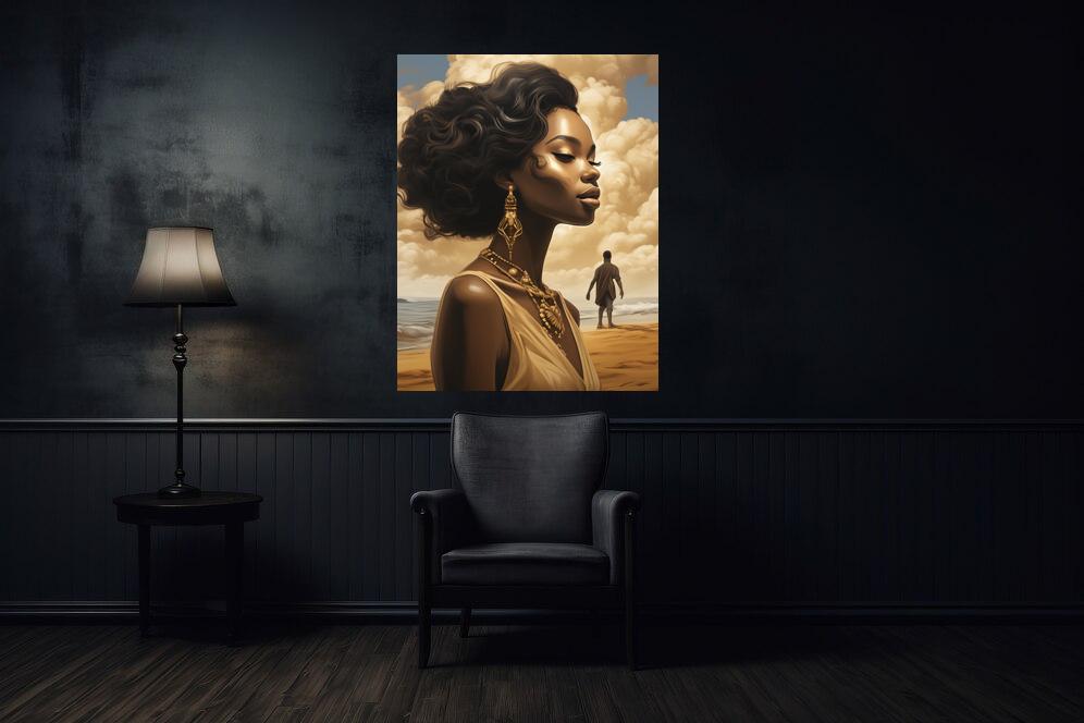 TABLEAU "Femme noire"