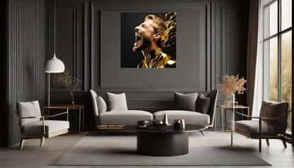 TABLEAU "Homme criant"