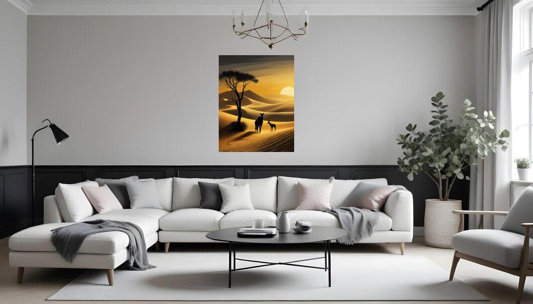 TABLEAU "Désert à perte de vue "