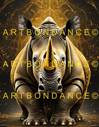 TABLEAU "Le rhinocéros"
