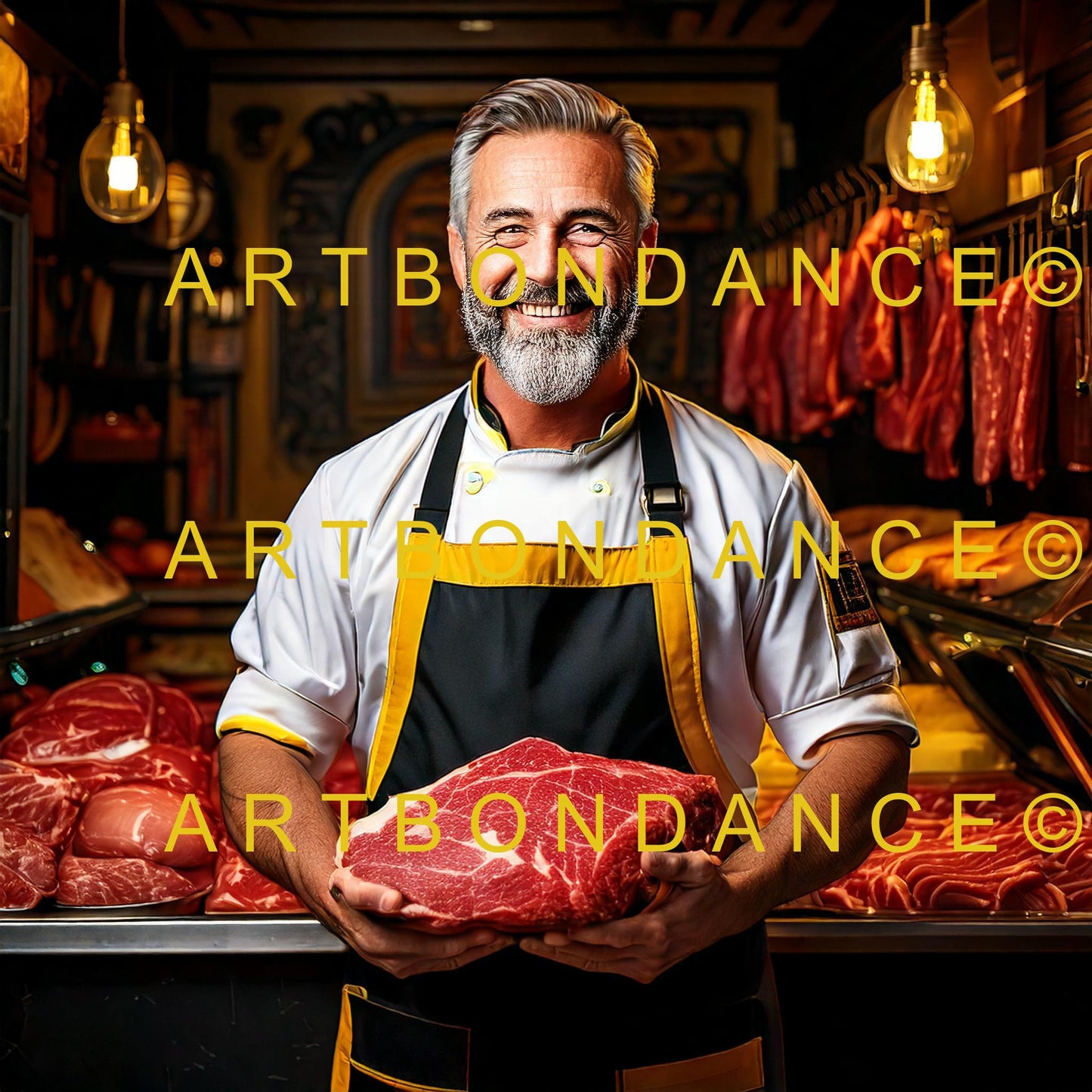 TABLEAU "LE BOUCHER"