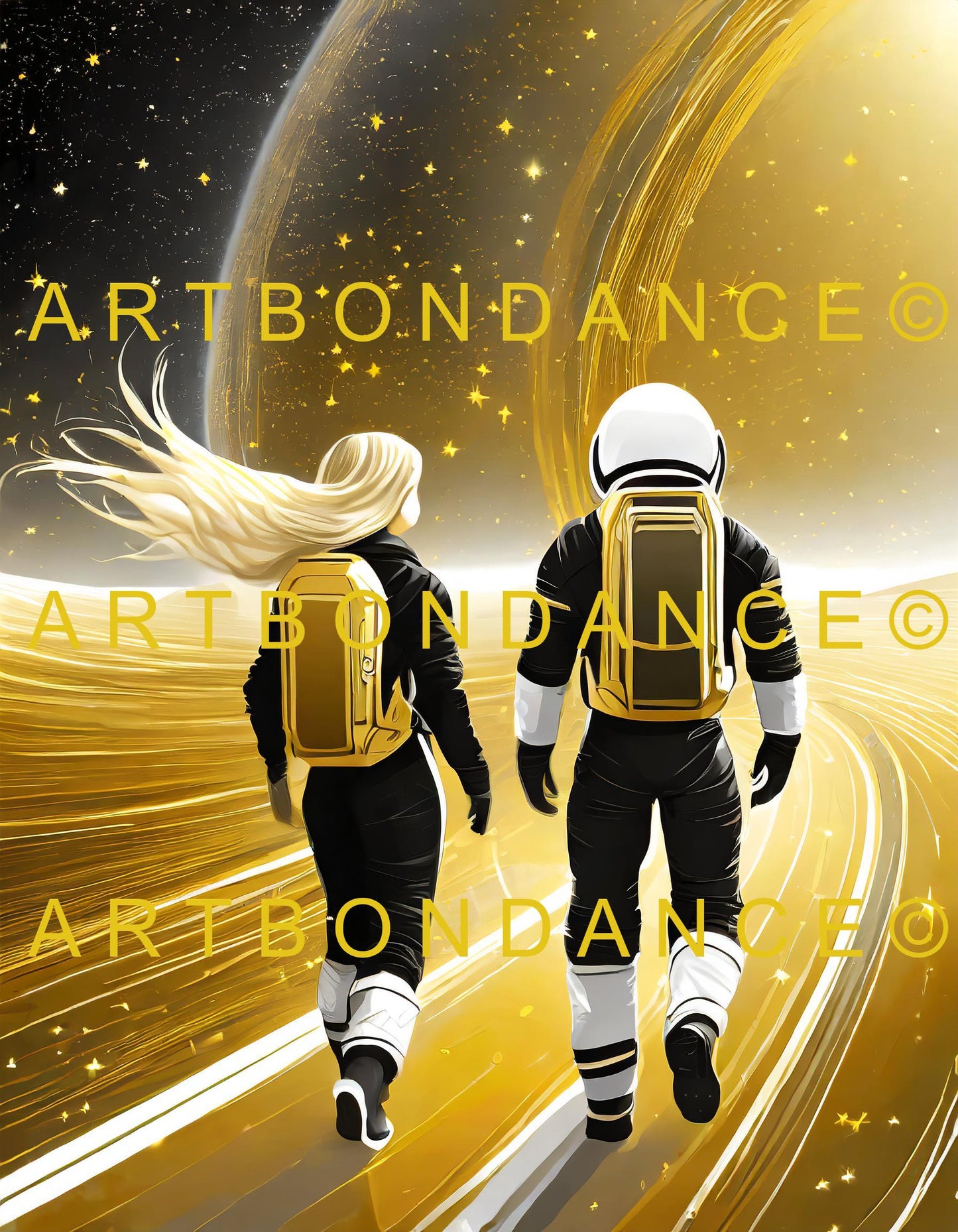 TABLEAU "Couple lunaire"