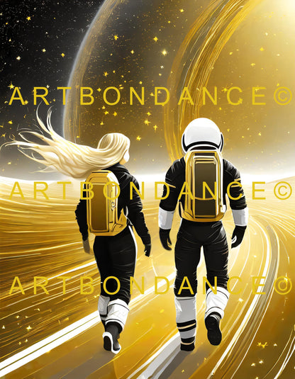 TABLEAU "Couple lunaire"